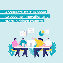 Accelerate startup boom to become innovation and startup-driven country